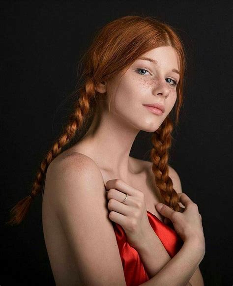 Pin By Jenna Hyde On Braided Redheads Gorgeous Redhead Pigtails