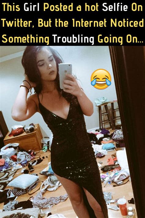 This Girl Posted A Hot Selfie On Twitter But The Internet Noticed Something Troubling Going