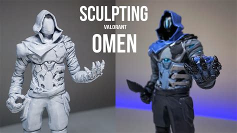 Sculpting Omen From Valorant Youtube