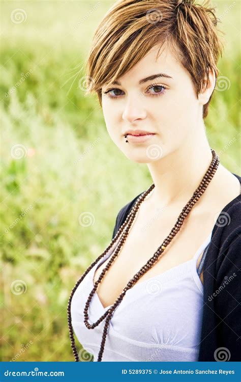 Woman Portrait Stock Image Image Of Girls Intelligent