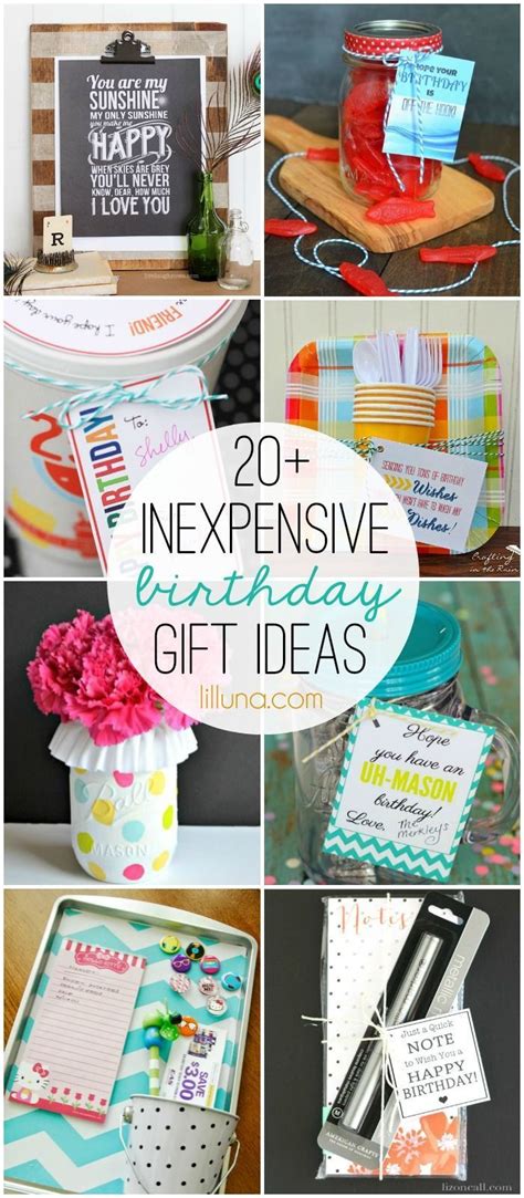 20 Inexpensive Birthday T Ideas Inexpensive Birthday