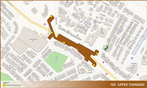 Countries by borders in 90 seconds. Upper Thomson MRT Station | Land Transport Guru