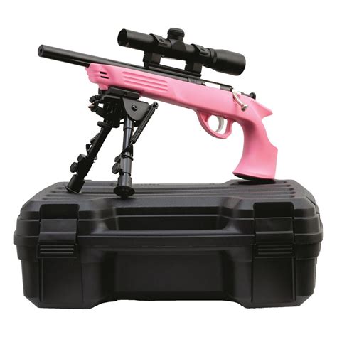 Ksa Crickett Pistol Package 22lr 105 Barrel Pink Stock Scope