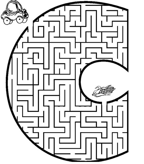 Below are some simple maze printables. Maze | Coloring - Part 8 - Coloring Home