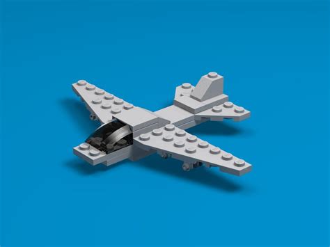 Lego Moc Fighter Plane 3 Micro By Psiborgvip Rebrickable Build