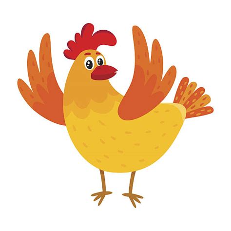 Best Flying Hen Illustrations Royalty Free Vector Graphics And Clip Art