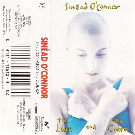 Sinéad O Connor The Lion And The Cobra 1987 Chrome Cassette Discogs