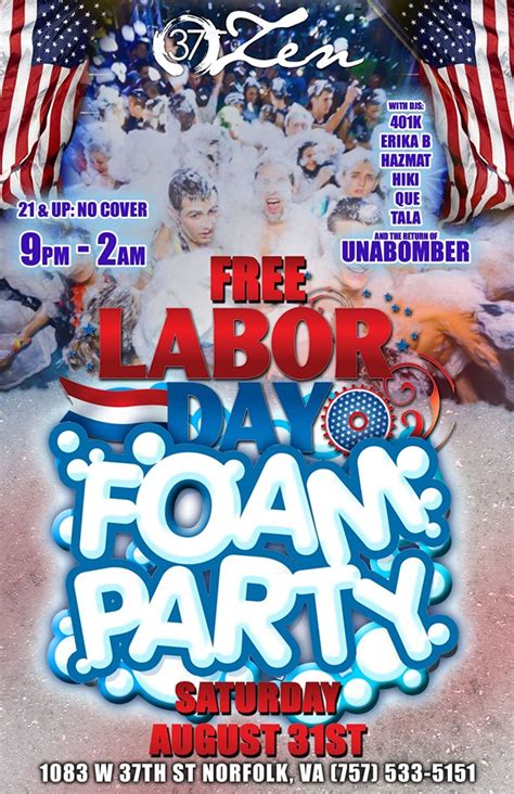 Peter never is in home at mornings. Labor Day Free Foam Party, Virginia Beach VA - Aug 31 ...