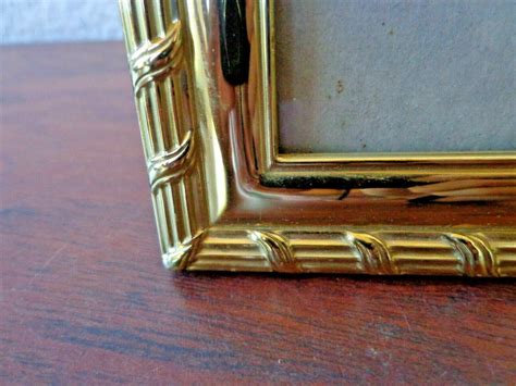 5 X 7 Gold Metal Picture Frame With A Raised Scroll Style Etsy