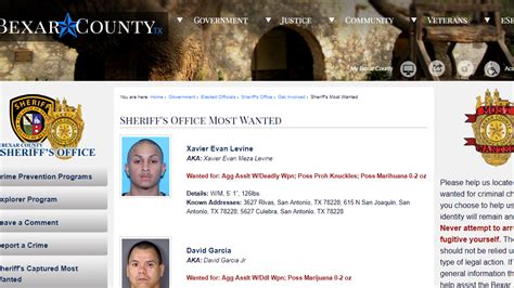 Bexar County Warrant Search Tx Check For Active Arrest Warrants To See Whos Wanted
