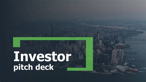Investor Pitch Deck Presentation Template Just Free Slide