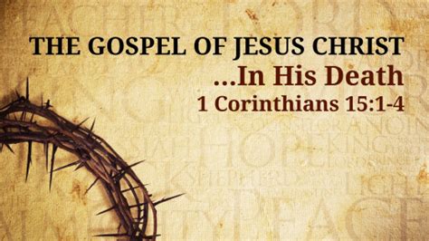 The Gospel Of Jesus Christ Faithlife Sermons