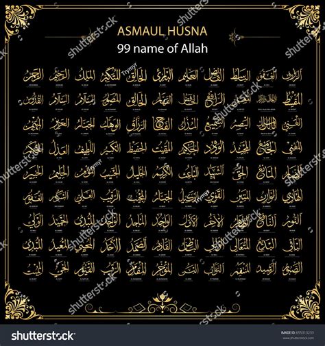 Names Of Allah Asma Ul Husna Calligraphy Poster SexiezPicz Web Porn