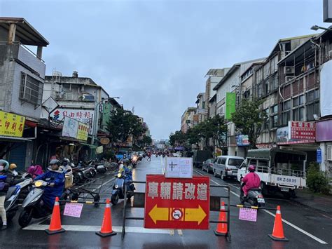 宜蘭市南北館年貨大街 宜蘭分局實施交通管制