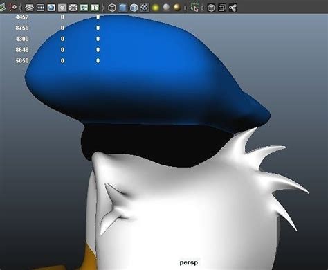 Donald Duck 3d Model Animated Rigged Ma Mb