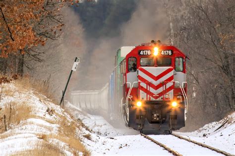 Wallpaper Landscape Snow Winter Train Eagle Wisconsin