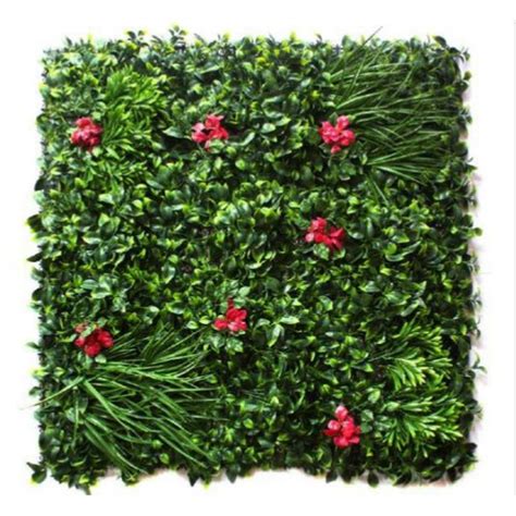 Pp Artificial Vertical Green Wall Size 25x25 Cm Shape Square At
