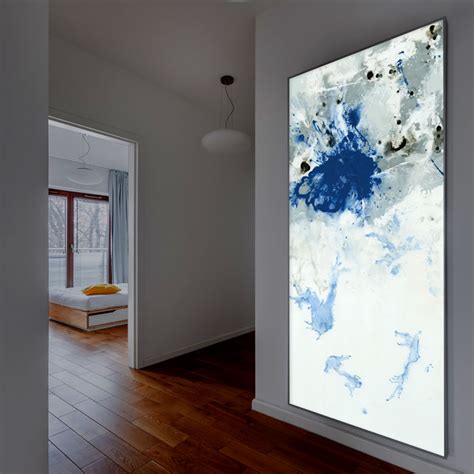 Led Backlit Feature Wall Art Creoglass Design