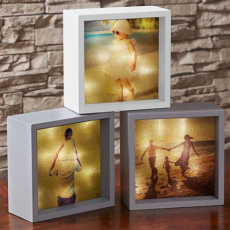 Personalized Photo LED Light Shadow Box Collection | Bed Bath & Beyond