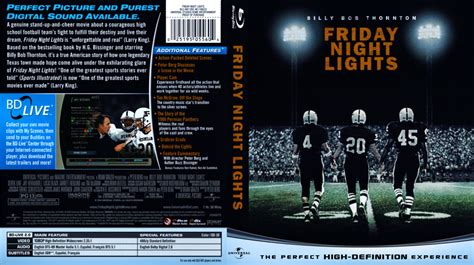 Friday Night Lights Movie Blu Ray Scanned Covers Friday Night