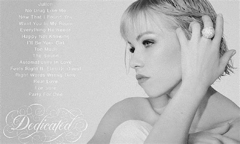 Dedicated Album Tracklist Carly Rae Jepsen Photo Fanpop