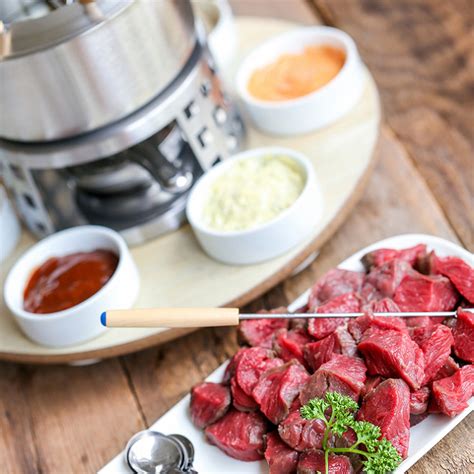 Recette Fondue Bourguignonne