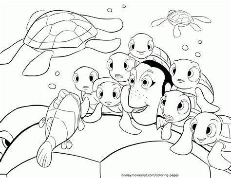 Free Coloring Pages Finding Nemo - Coloring Home