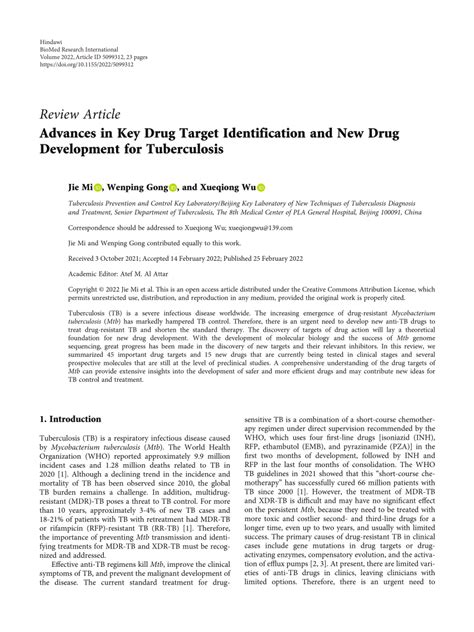 Pdf Advances In Key Drug Target Identification And New Drug