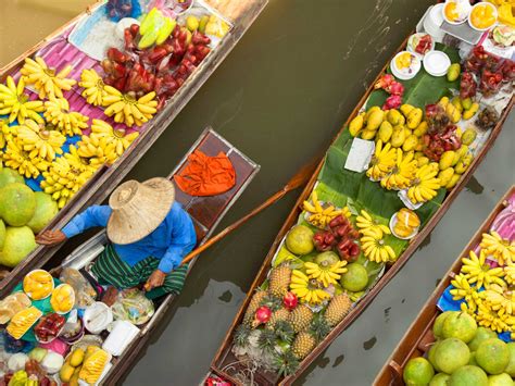 Thai floating markets