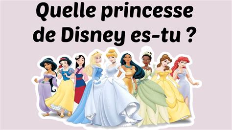 Quelle Princesse De Disney Es Tu Questions Pour Le D Couvrir Youtube