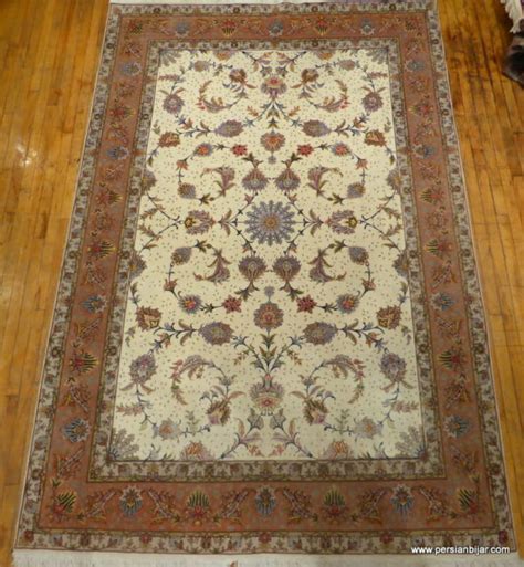 Tabriz Floral Rug 575 Size 6 4x9 10 Borokhims Oriental Rugs