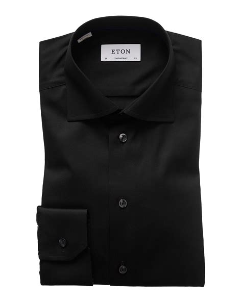 Eton Contemporary Fit Twill Dress Shirt Neiman Marcus