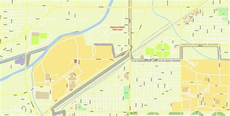 Lancaster County Map Vector Nebraska Us Detailed County Plan Lincoln
