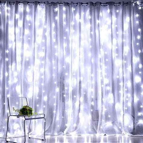 300 Led Curtain Fairy Lights Party Wedding Usb String Hanging Wall