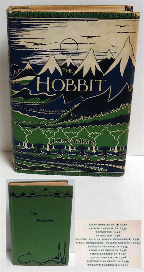 The Hobbit By Jrr Tolkien Hardcover Second Edition 1961 From