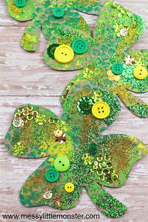 20 Easy St Patricks Day Crafts For Preschoolers Messy Little Monster