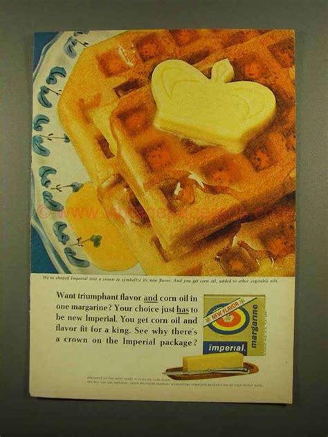 1965 Imperial Margarine Ad Triumphant Flavor Ck1074