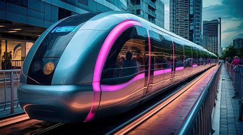Premium Photo Personal Rapid Transit Advanced Technology Innovative