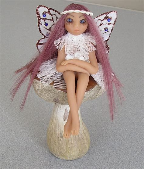 Angel Fairy Polymer Clay Ooak Miniature Fantasy Art Doll
