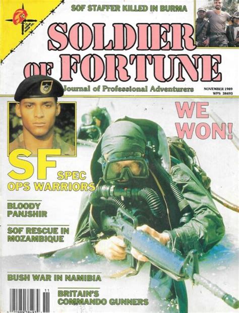 Soldier Of Fortune Magazine November 1989 Ebay