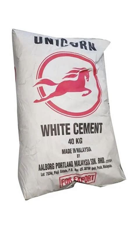 Unicorn White Cement 40 Kg At Rs 399bag In Faridabad Id 26227535048