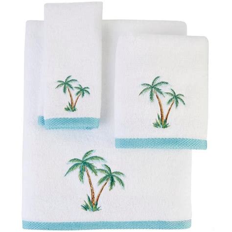 Coastal Home Palm Isle Embroidered Bath Towel Collection Bealls