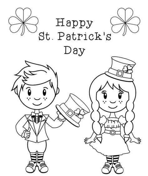 Free Printable St. Patrick’s Day Coloring Pages – ScribbleFun