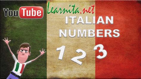 Learn Italian Numbers From 1 To 20 Lesson 3 Youtube