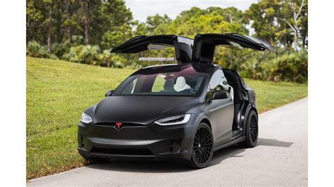 Check Out This Matte Black Tesla Model X With Hre S209 Wheels
