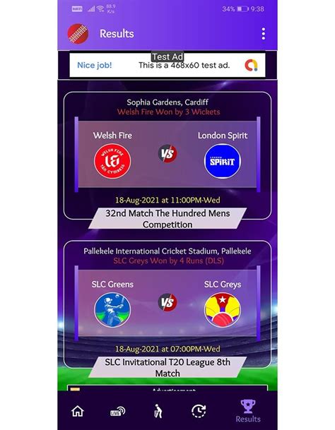 Cricket Live Score Android App Source Code By Owninfosoft Codester