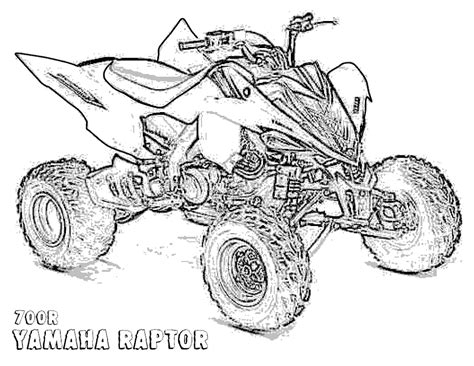 Yamaha Motorcycle Pages Coloring Pages