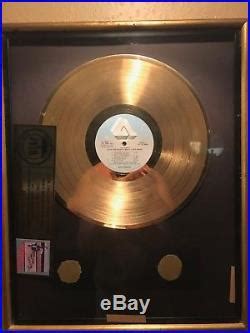 The Kinks Give The People What They Want Lp Gold Riaa Record Award Gold Record Award