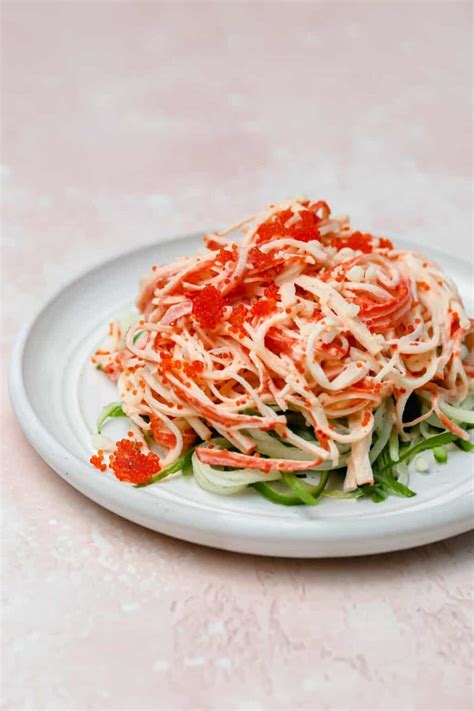 Spicy Kani Salad Recipe Crab And Cucumber Well Seasoned Studio