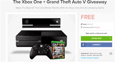 Enter To Win A Xbox One And Grand Theft Auto V